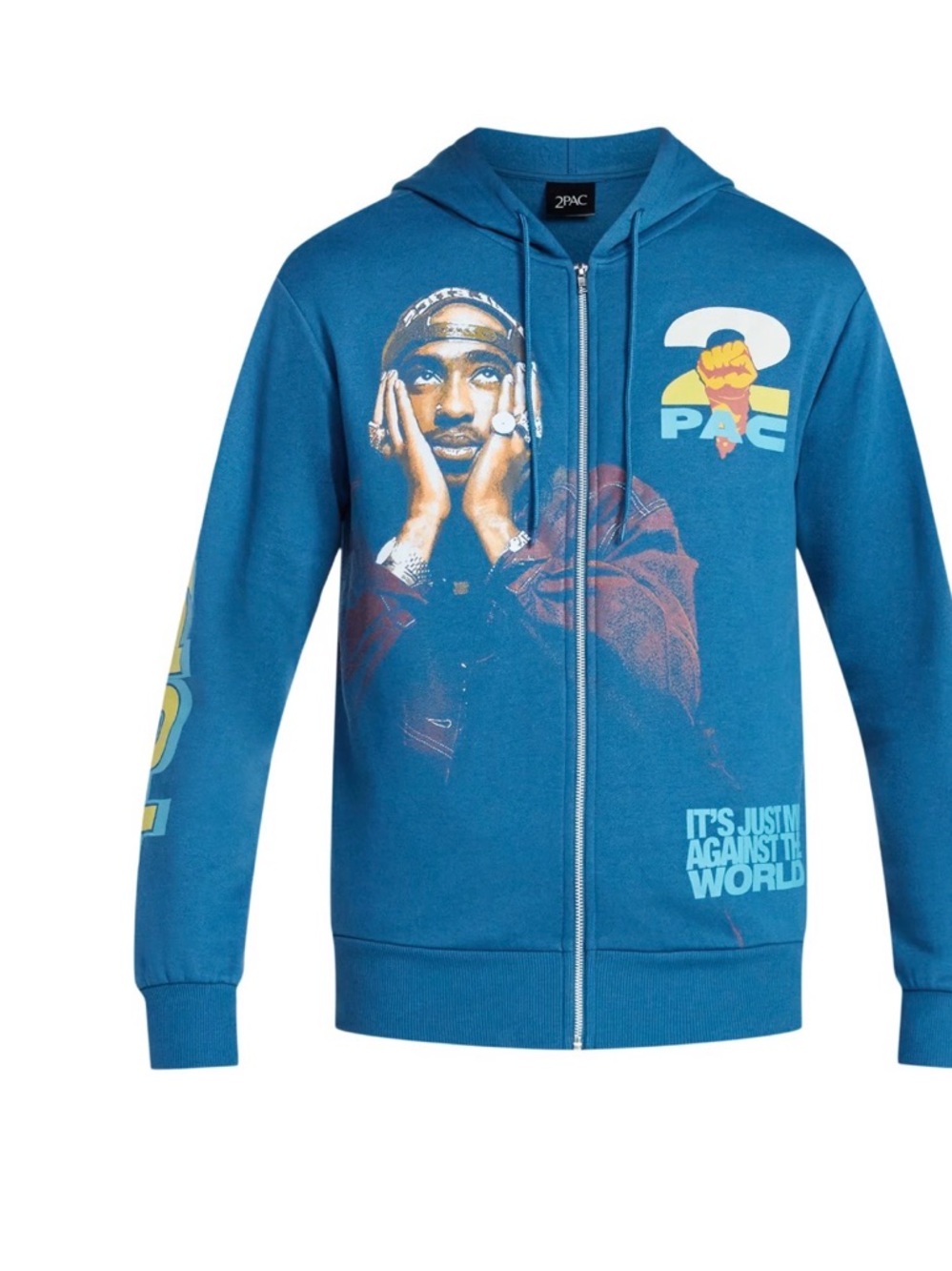 Tupac Shakur Men's Hooded Sweatshirt - Picture 4 of 8
